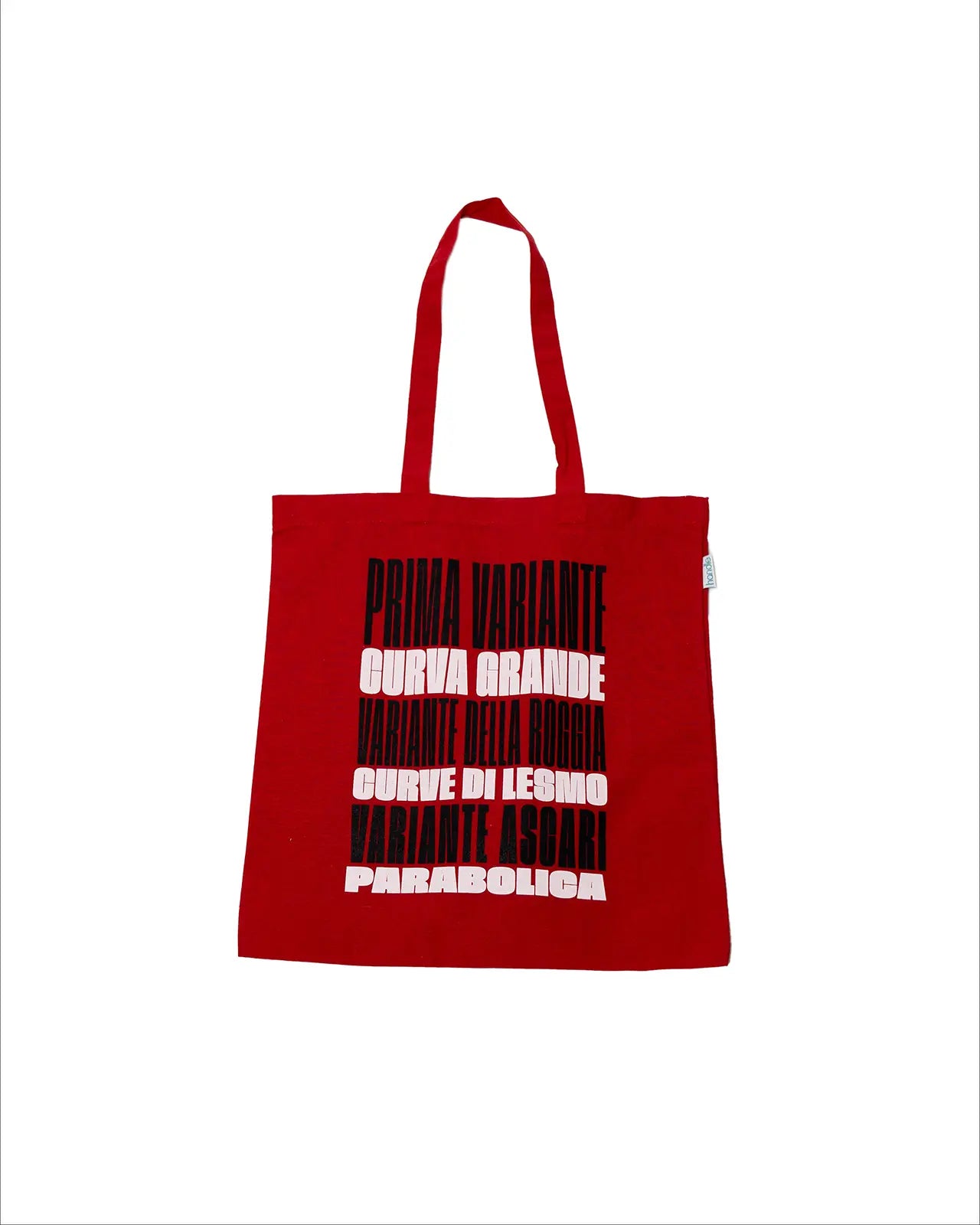 TOTE BAG “MONZA CORNERS” - RED