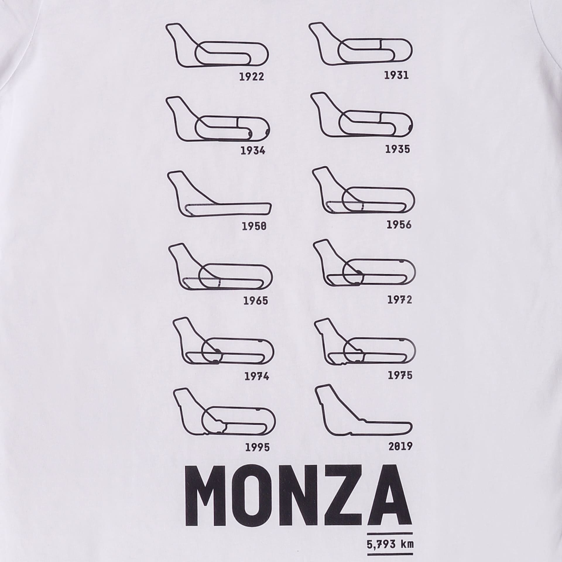 T-SHIRT "PISTE DI MONZA" - BIANCA