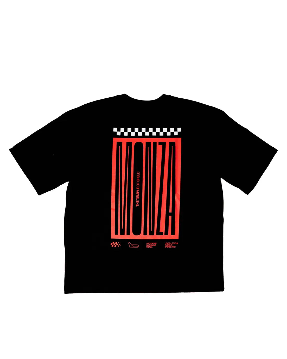 T-SHIRT “MONZA STARTING LINE” - BLACK