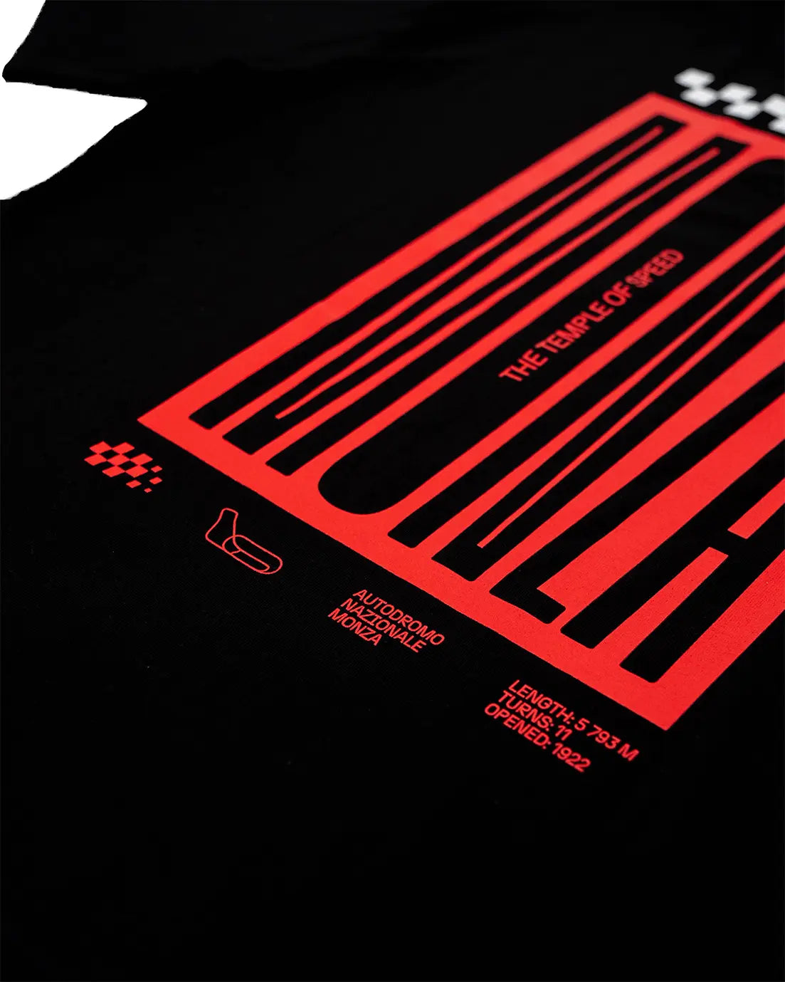 T-SHIRT “MONZA STARTING LINE” - BLACK