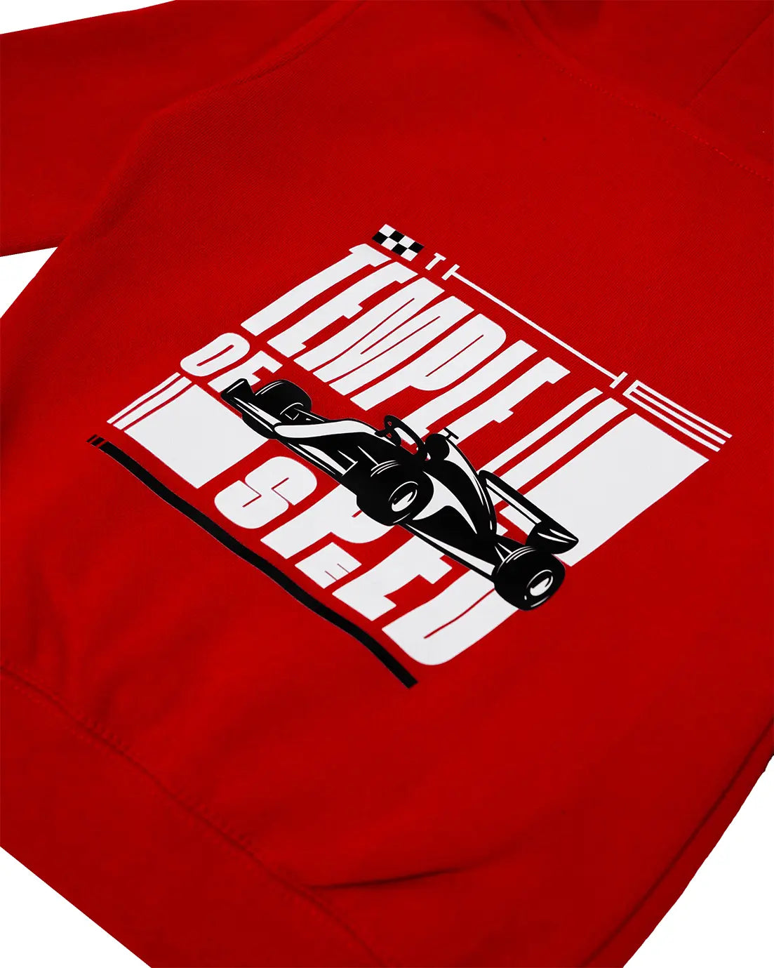 KIDS HOODIE “CAR” - RED