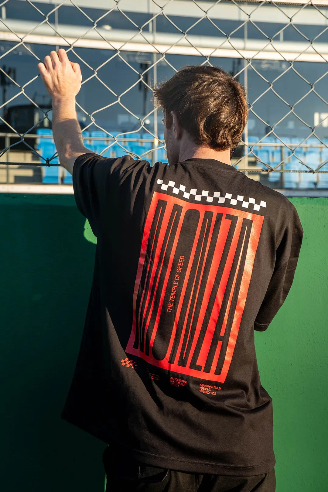 T-SHIRT “MONZA STARTING LINE” - BLACK