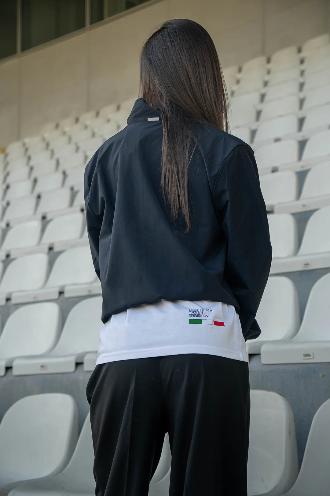 LOGO JACKET - NAVY BLUE