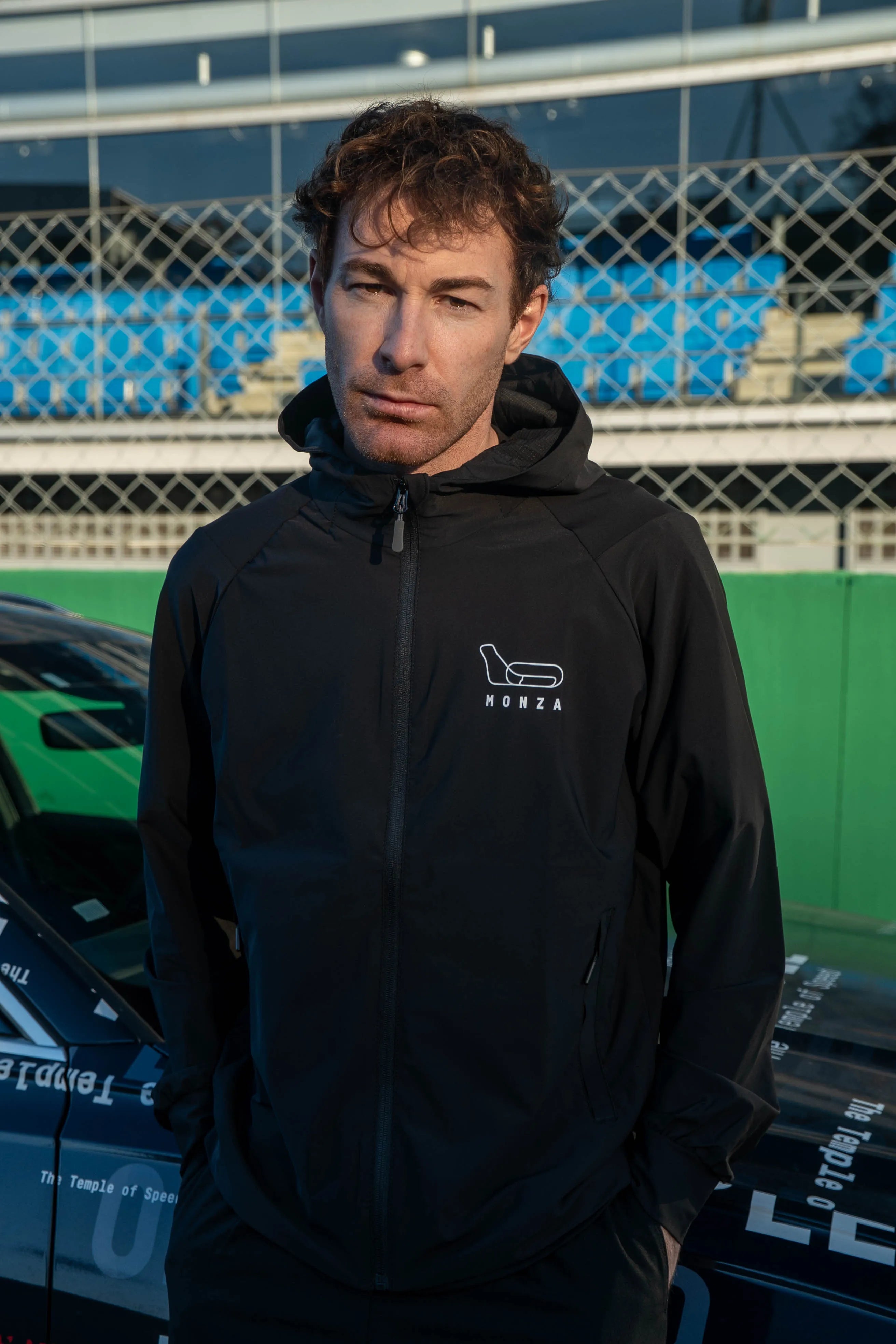 GIACCA LEGGERA WATER REPELLENT “THE TEMPLE OF SPEED” - NERA