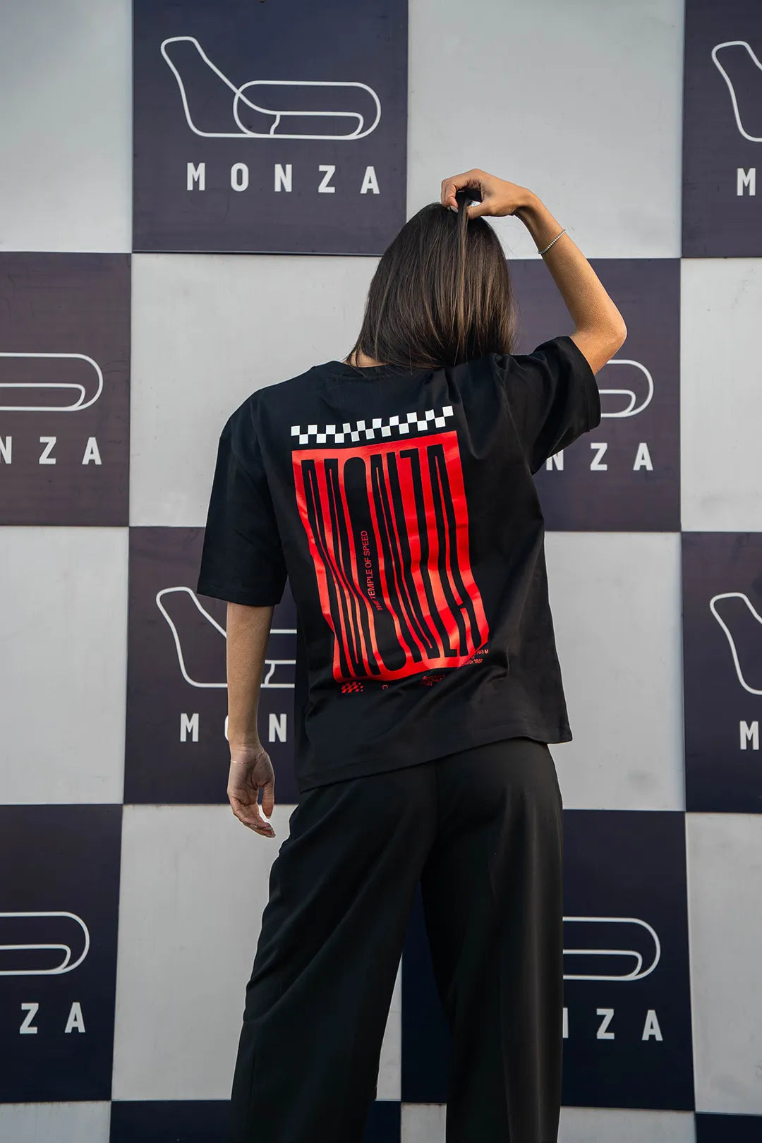 T-SHIRT “MONZA STARTING LINE” - BLACK