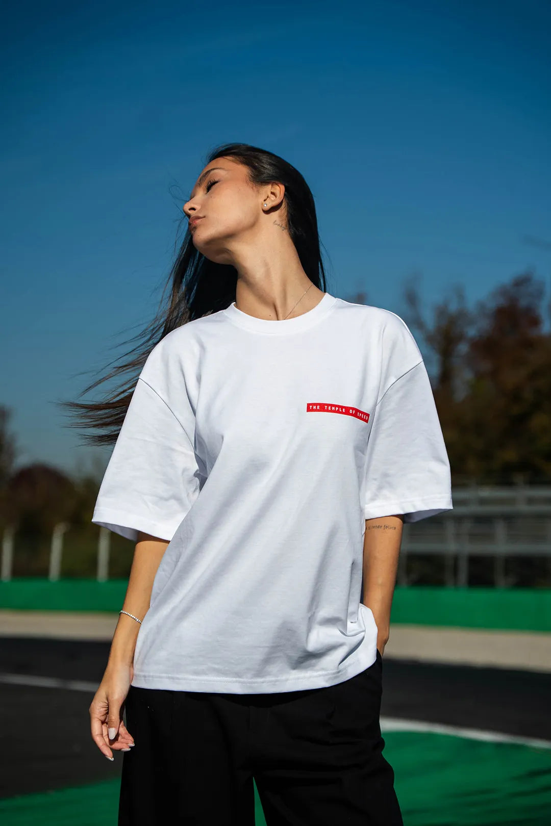 T-SHIRT “MONZA STARTING LINE” - BIANCA