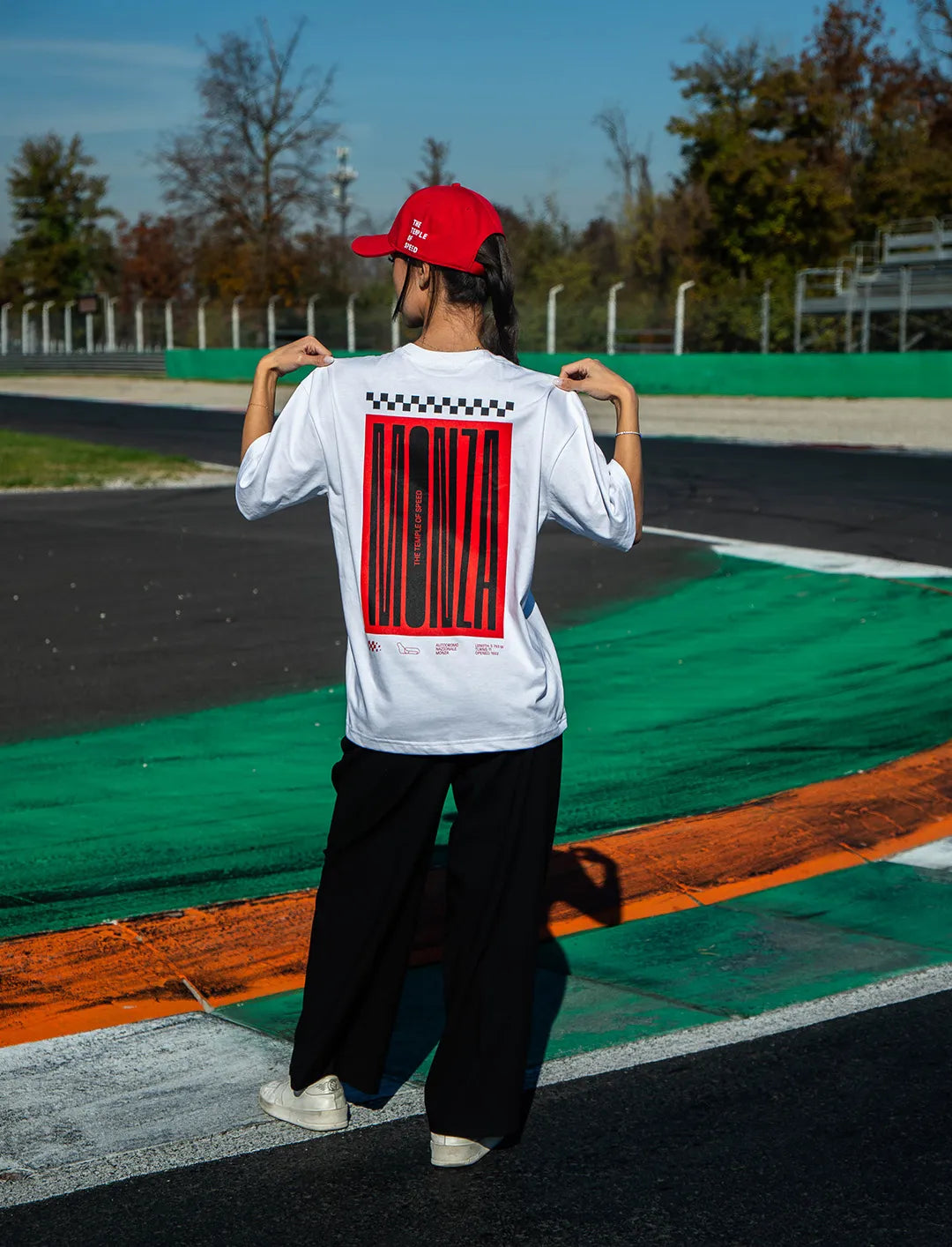 T-SHIRT “MONZA STARTING LINE” - BIANCA
