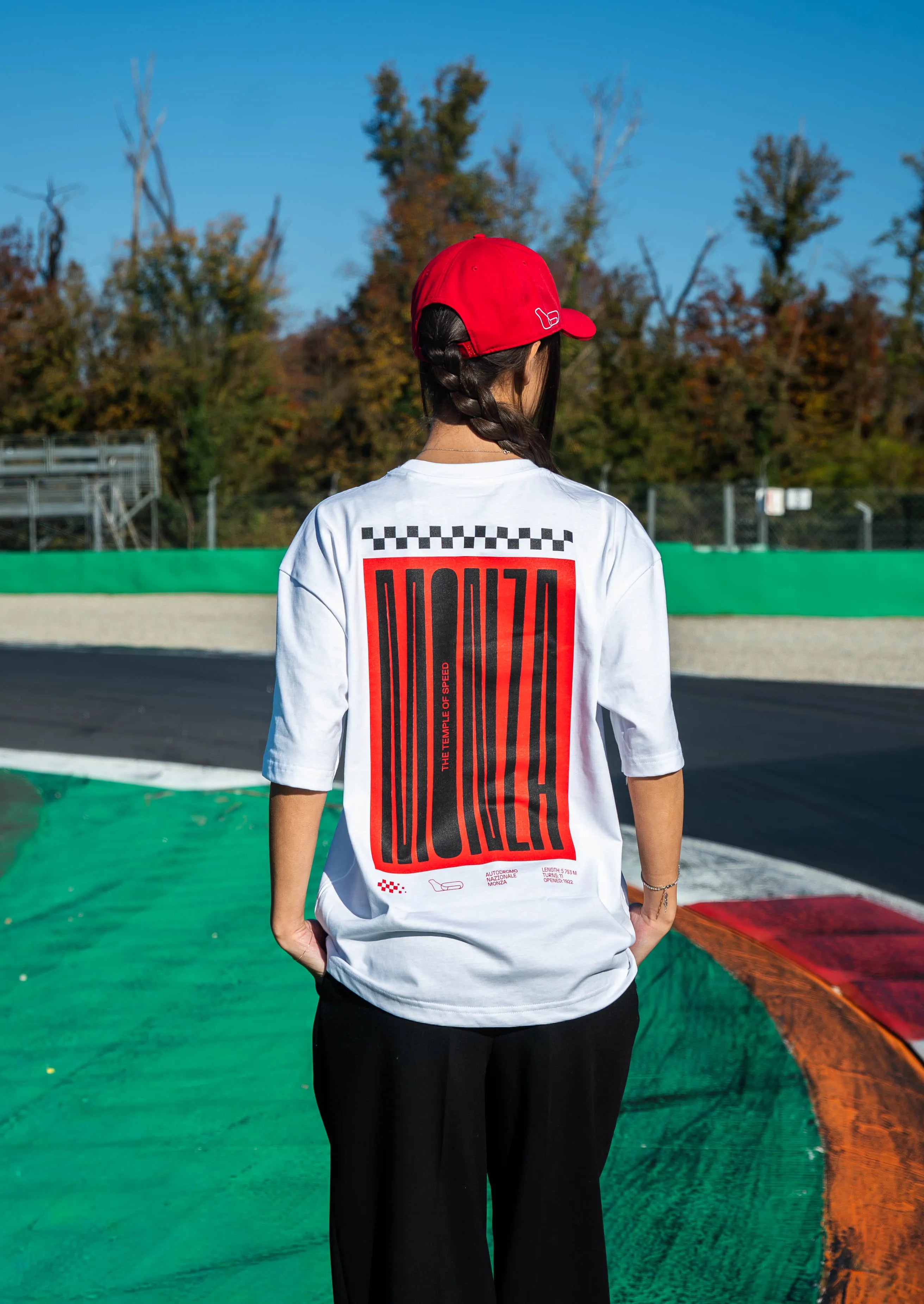T-SHIRT “MONZA STARTING LINE” - BIANCA