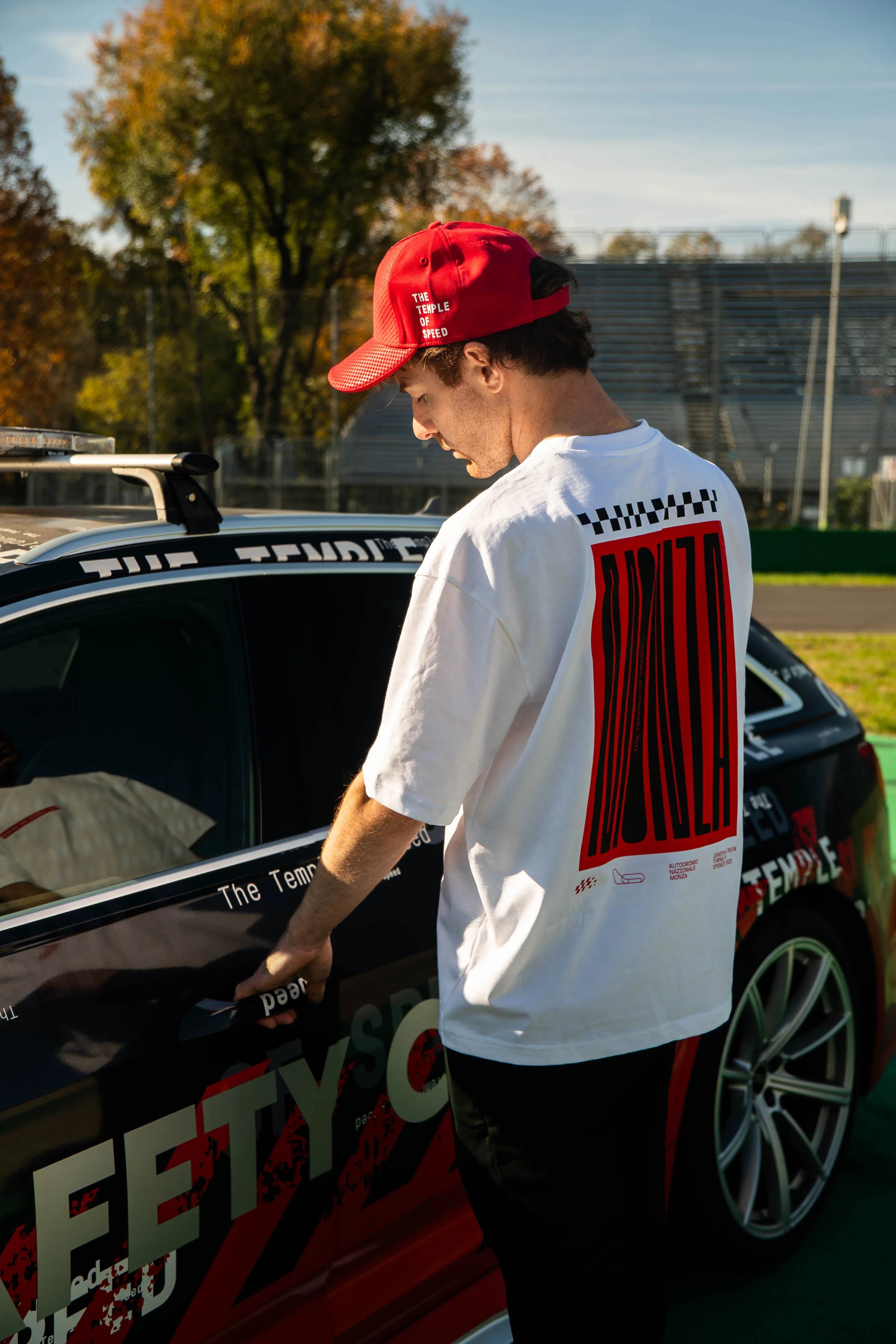 T-SHIRT “MONZA STARTING LINE” - BIANCA