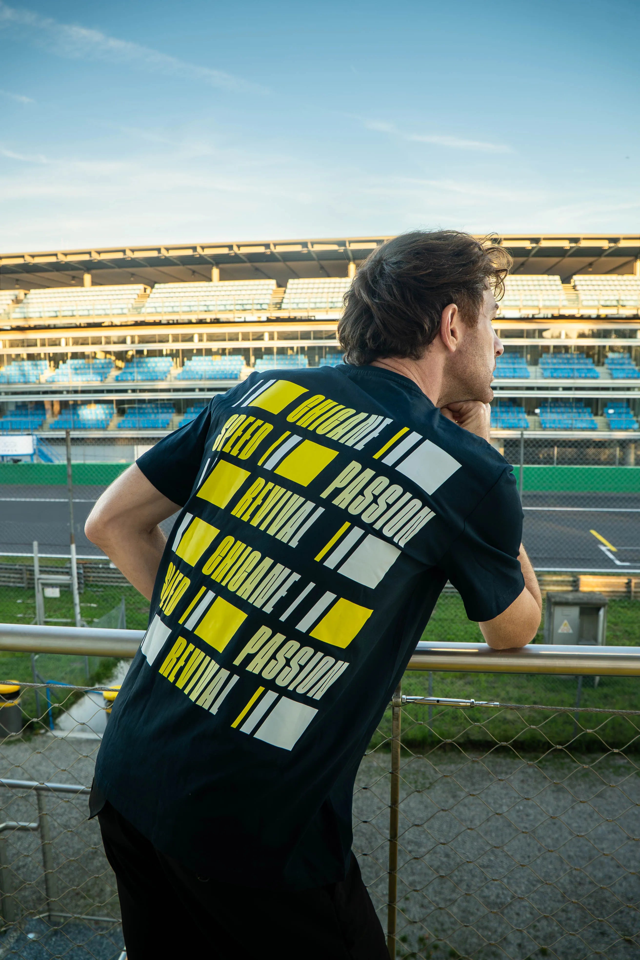 T-SHIRT "KEYWORDS" - BLU