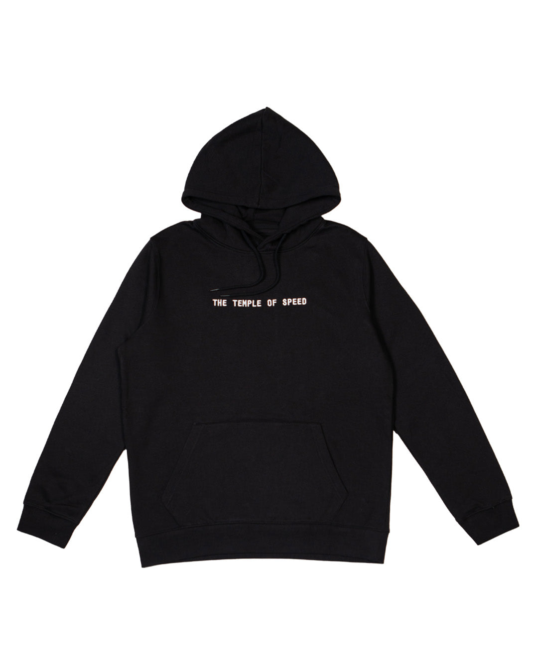 HOODIE "THE TEMPLE OF THE SPEED" - BLACK