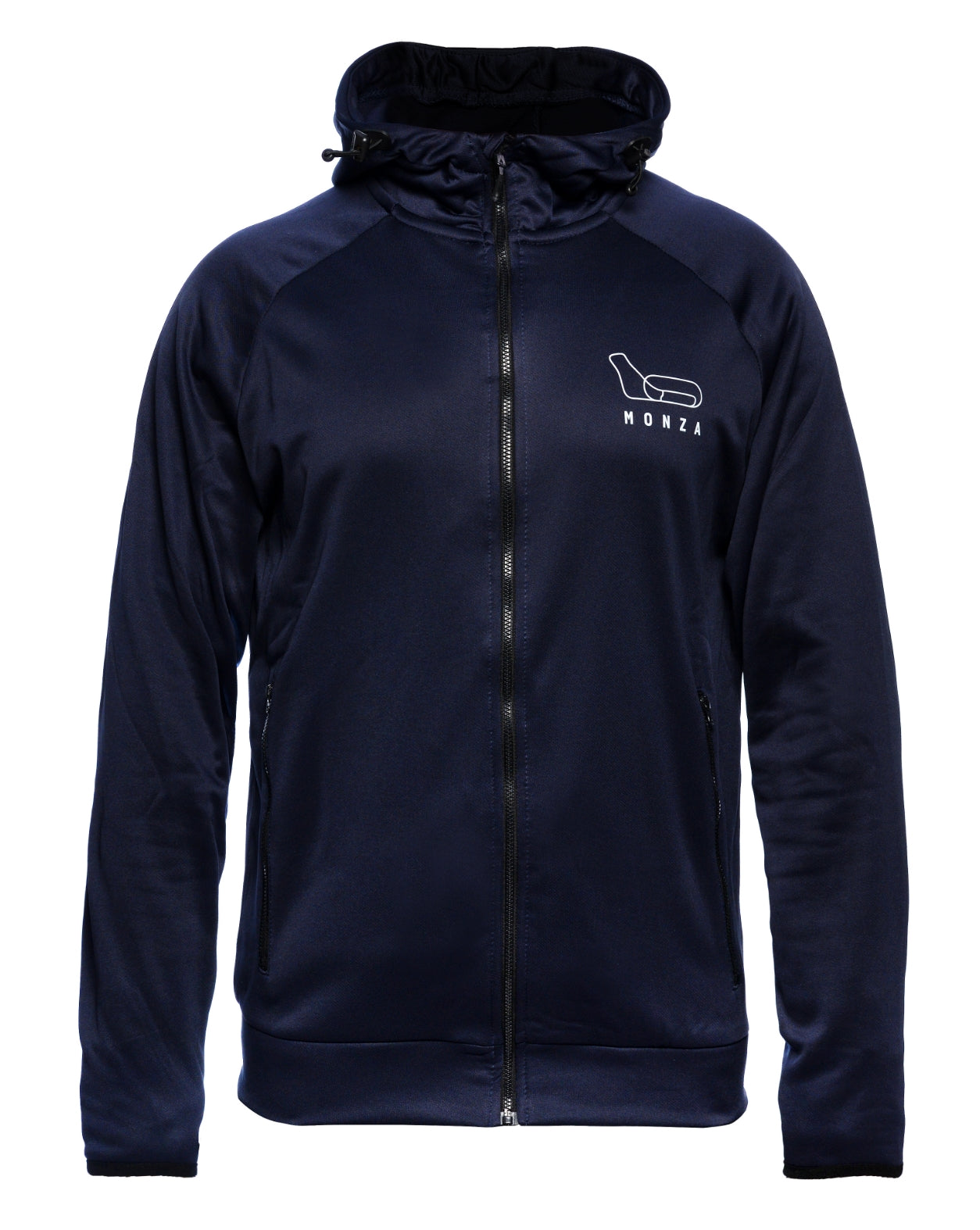 FELPA CON CAPPUCCIO HOODIE "THE TEMPLE OF SPEED" - BLU