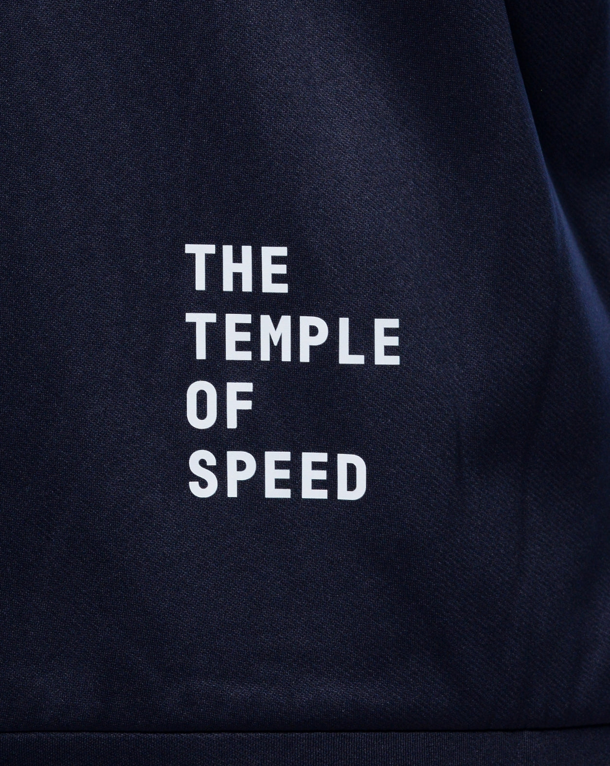 FELPA CON CAPPUCCIO HOODIE "THE TEMPLE OF SPEED" - BLU