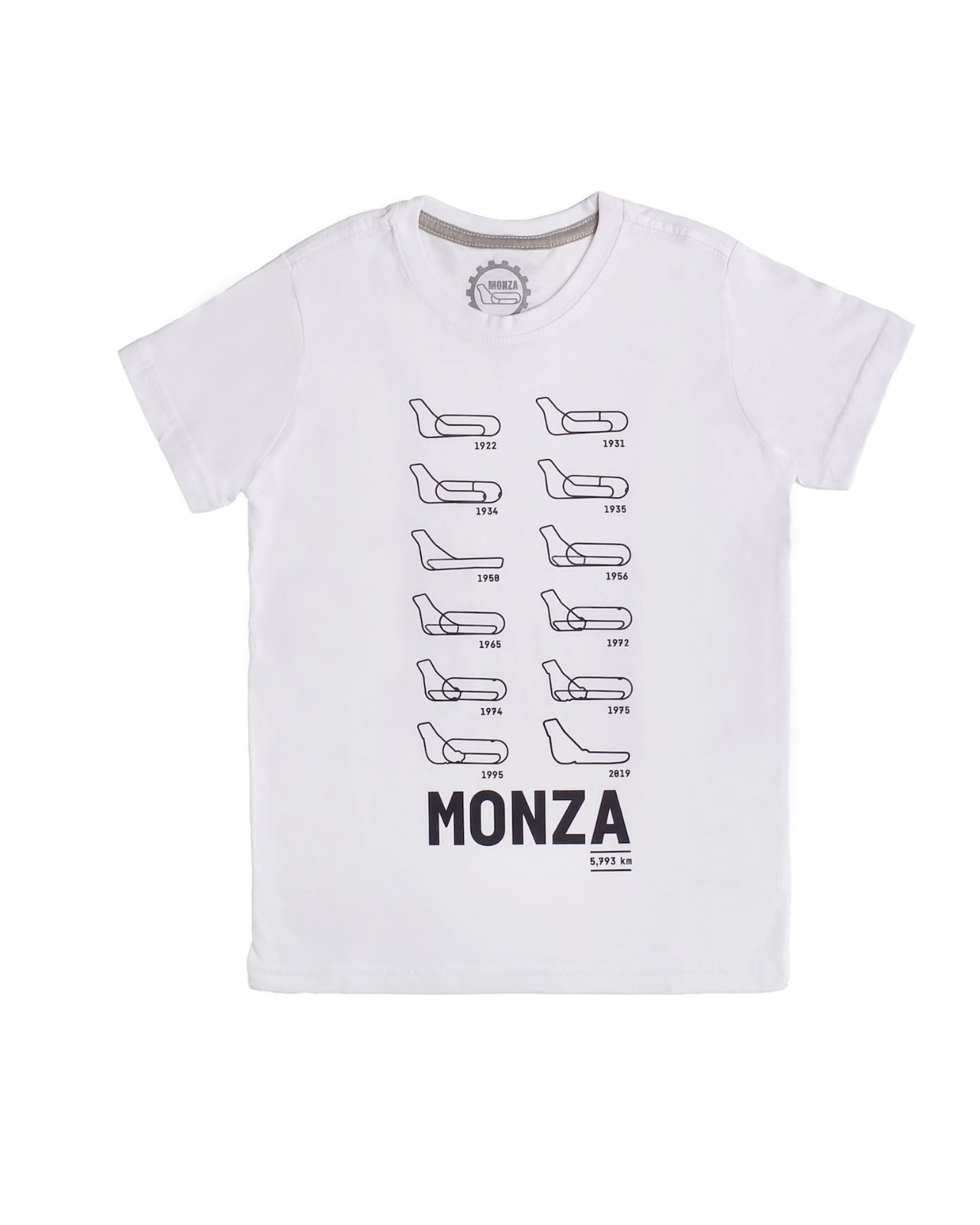 T-SHIRT "PISTE DI MONZA" - BIANCA