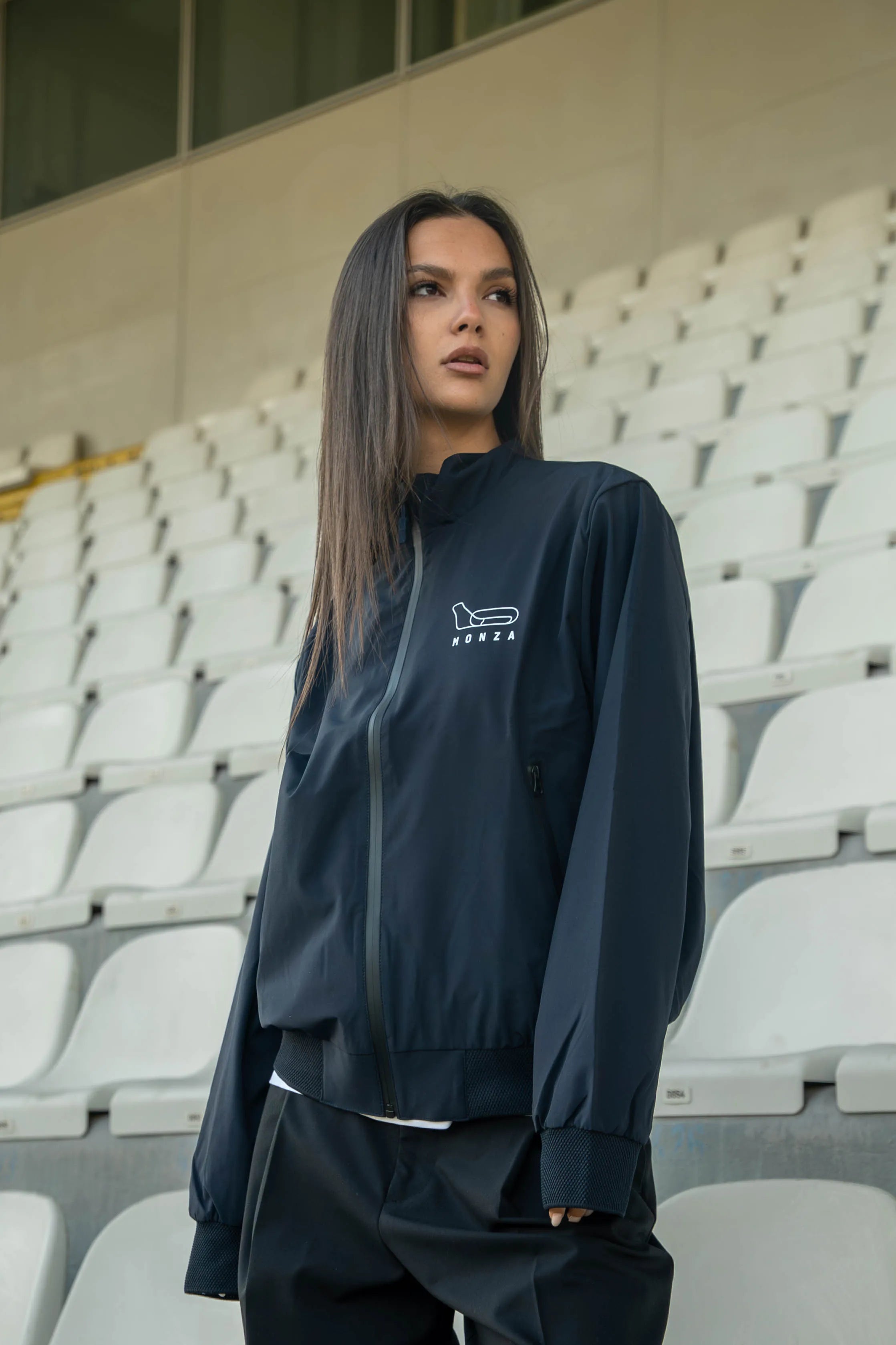 LOGO JACKET - NAVY BLUE