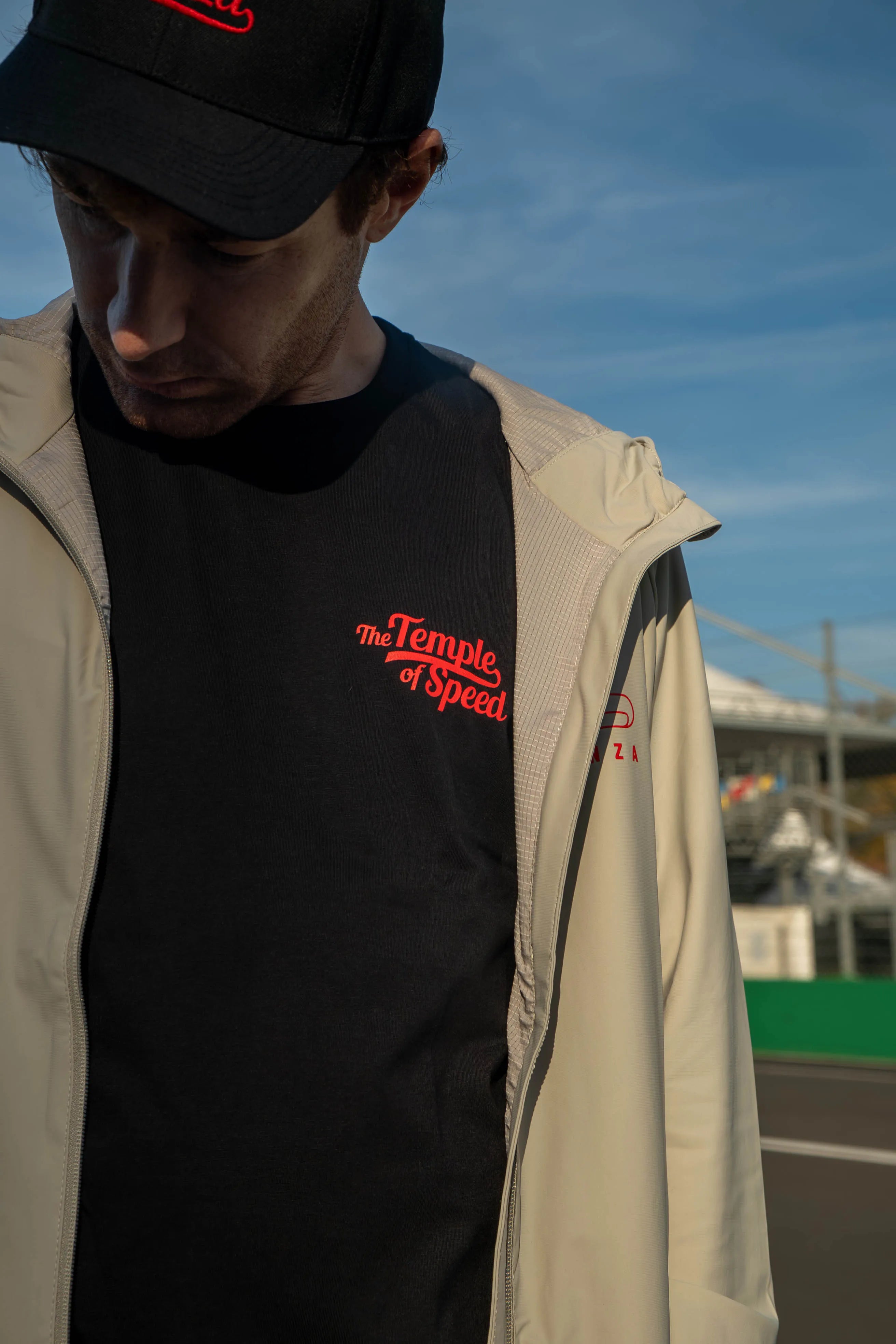 T-SHIRT “THE TEMPLE OF SPEED TRICOLORE” - NERA