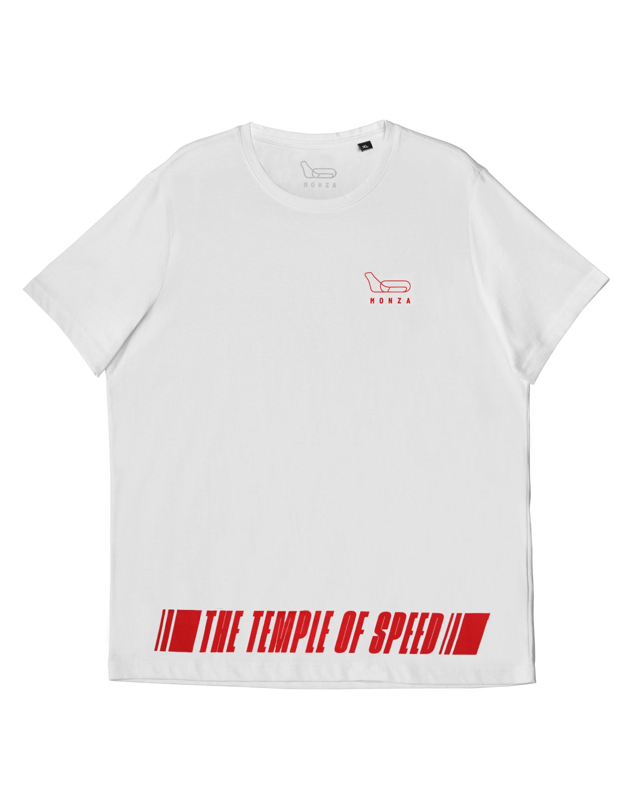 T-SHIRT "THE TEMPLE OF SPEED" - BIANCA