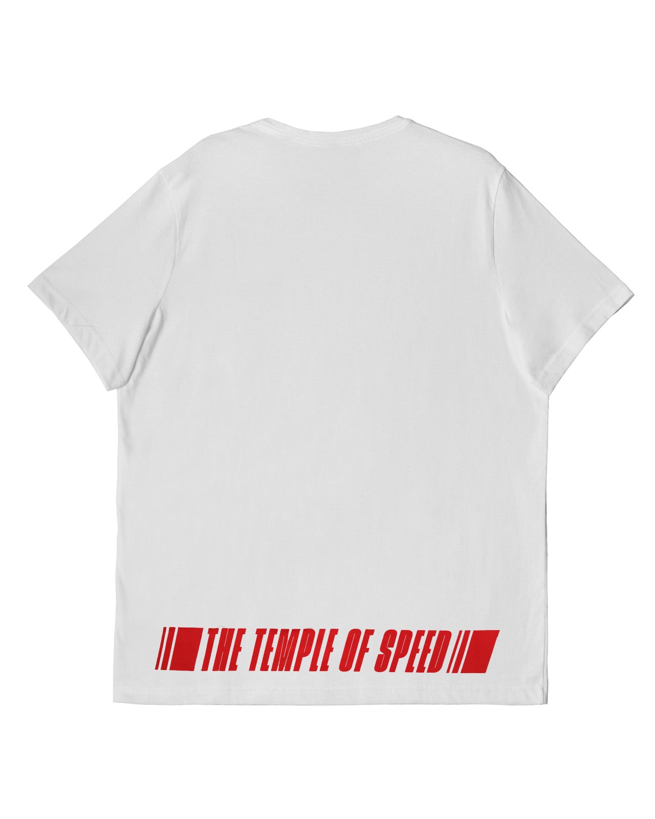 T-SHIRT "THE TEMPLE OF SPEED" - BIANCA