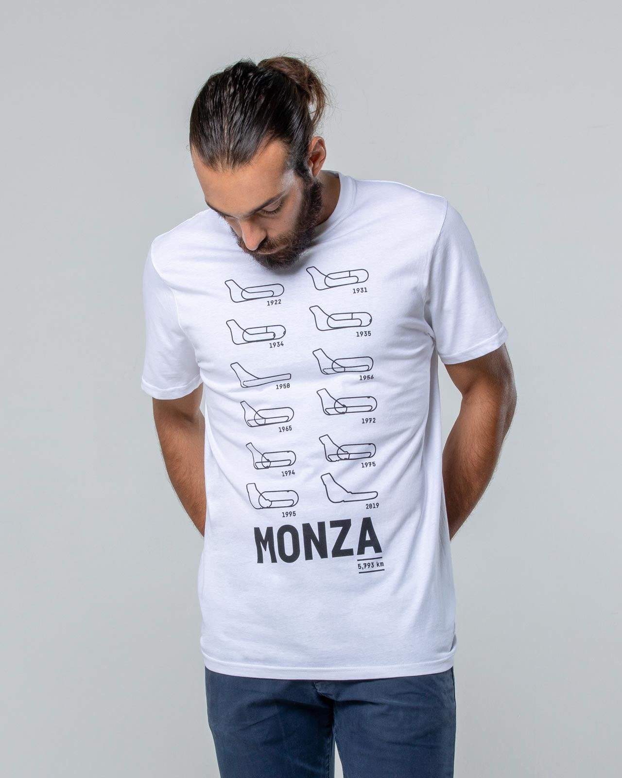 T-SHIRT "PISTE DI MONZA" - BIANCA