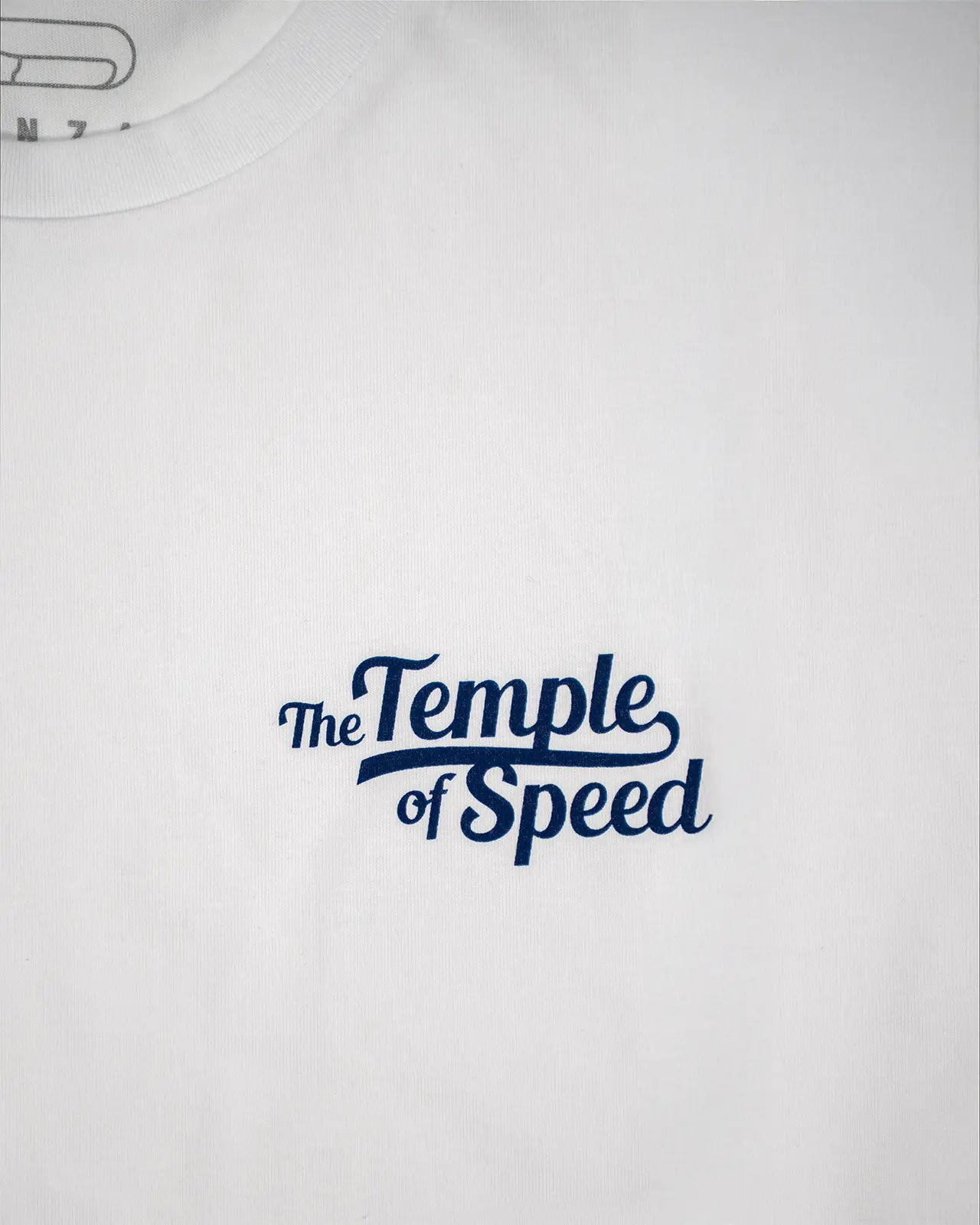 T-SHIRT “THE TEMPLE OF SPEED TRICOLORE” - WHITE