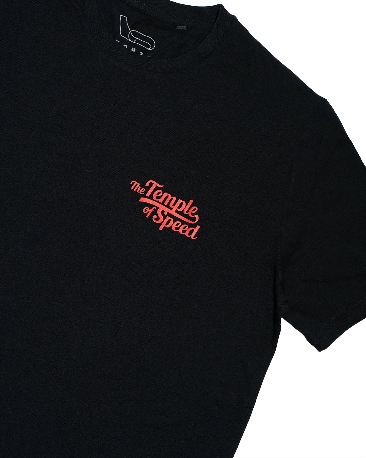 T-SHIRT “THE TEMPLE OF SPEED TRICOLORE” - BLACK