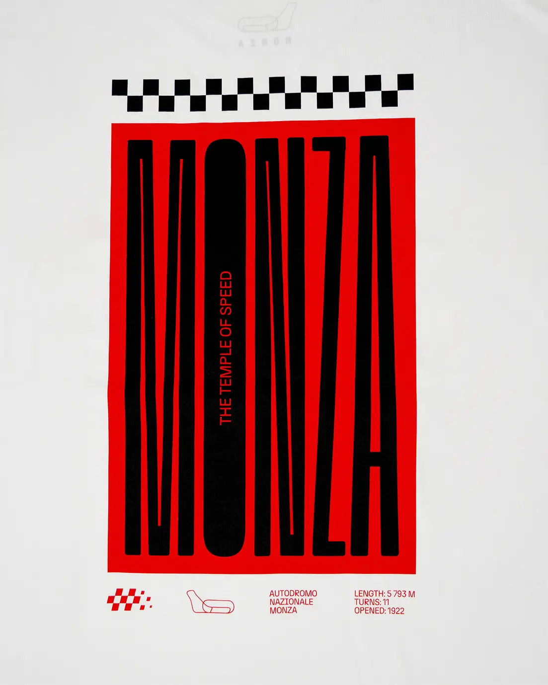 T-SHIRT “MONZA STARTING LINE” - WHITE