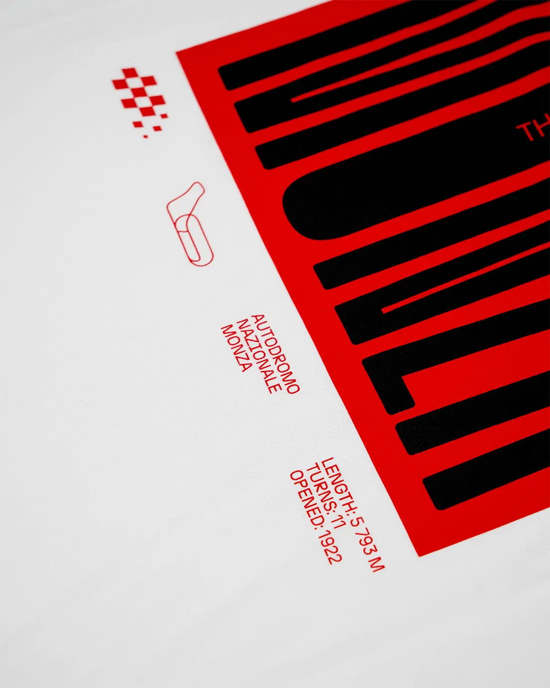 T-SHIRT “MONZA STARTING LINE” - WHITE