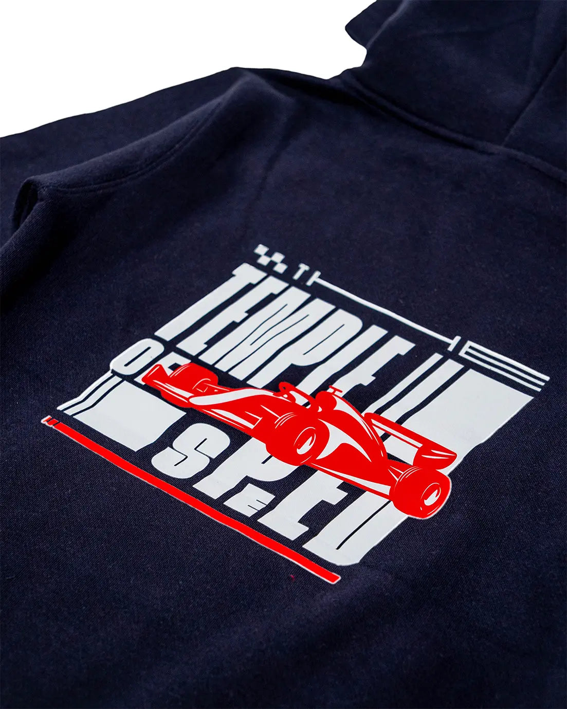 KIDS HOODIE “CAR” - BLUE