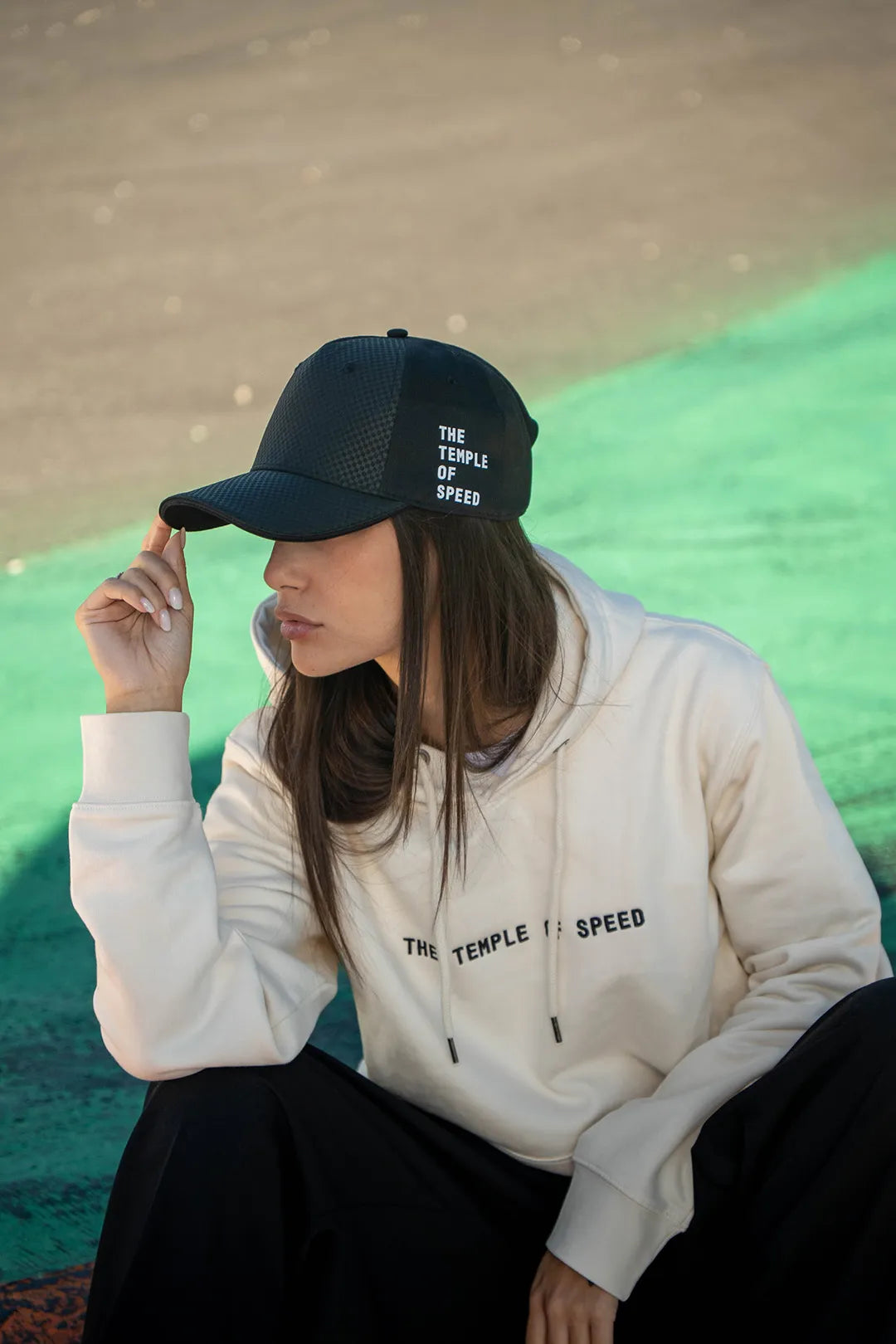 CAPPELLO “CARBON LOOK” - NERO