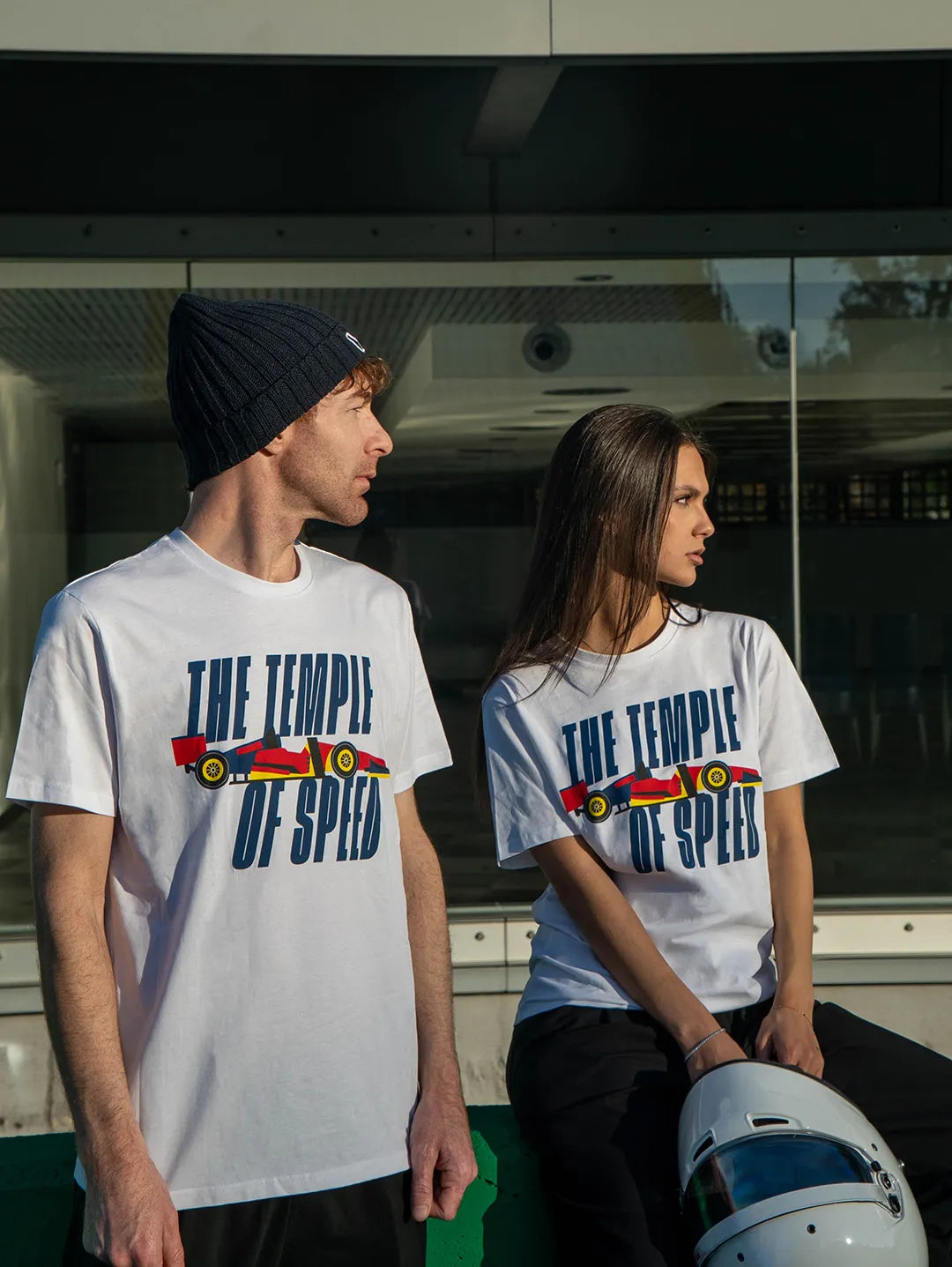 RACING CAR T-SHIRT - WHITE