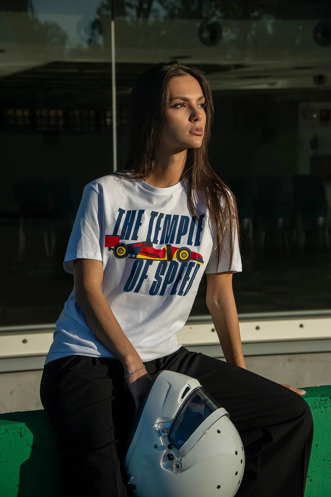 RACING CAR T-SHIRT - WHITE