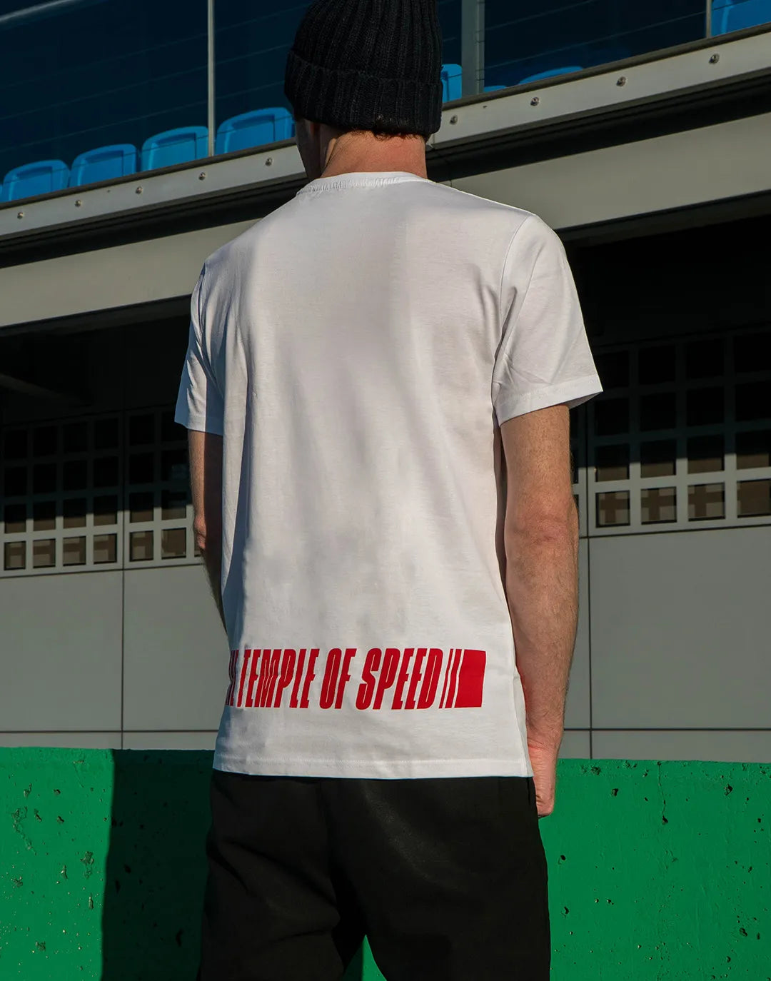 T-SHIRT "THE TEMPLE OF SPEED" - BIANCA
