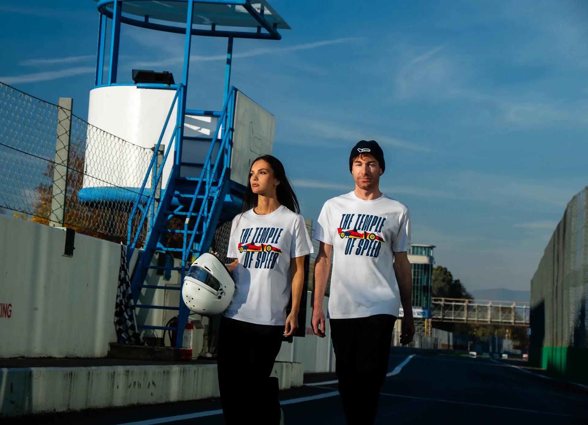 RACING CAR T-SHIRT - WHITE