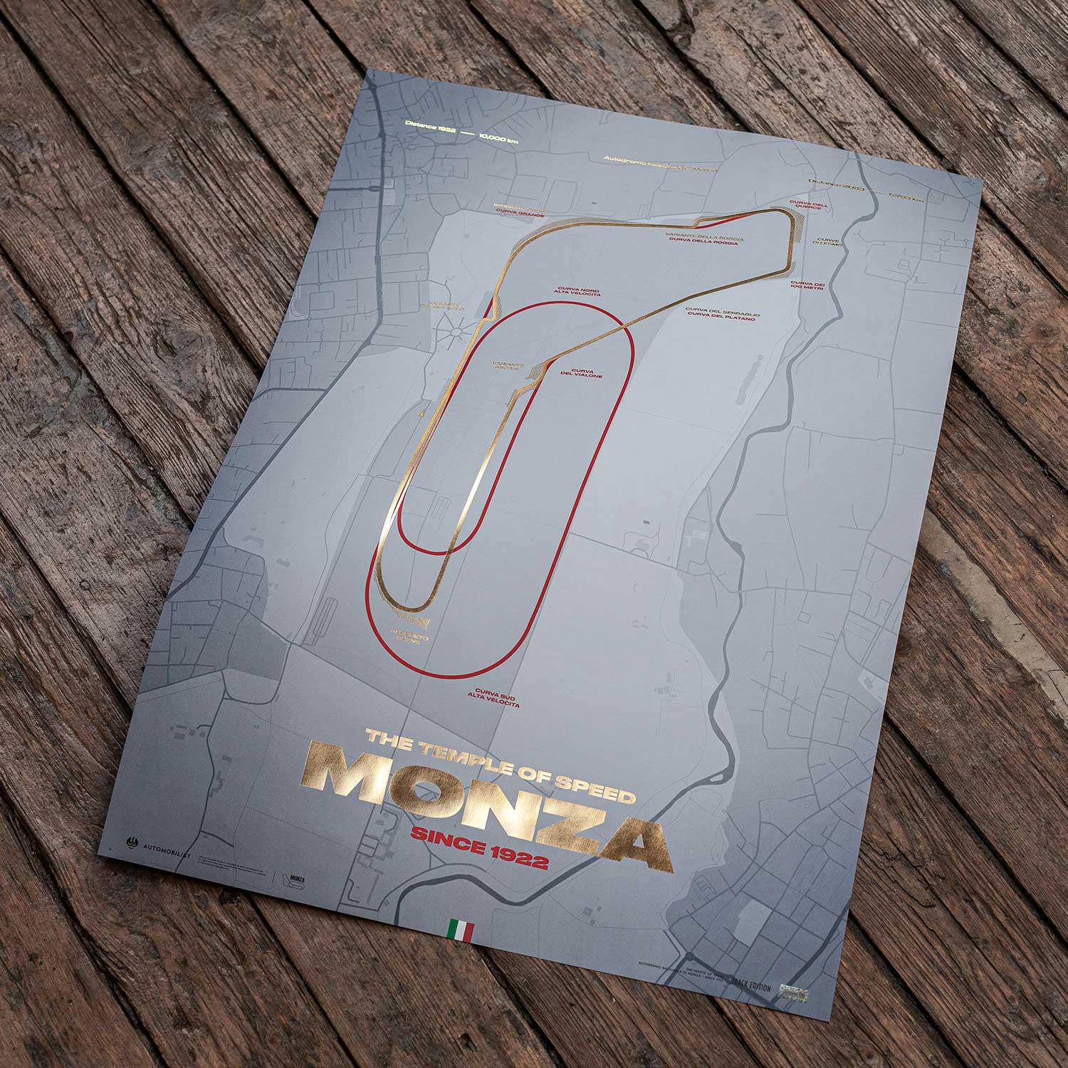 Poster Circuito Automobilist per Autodromo Nazionale Monza