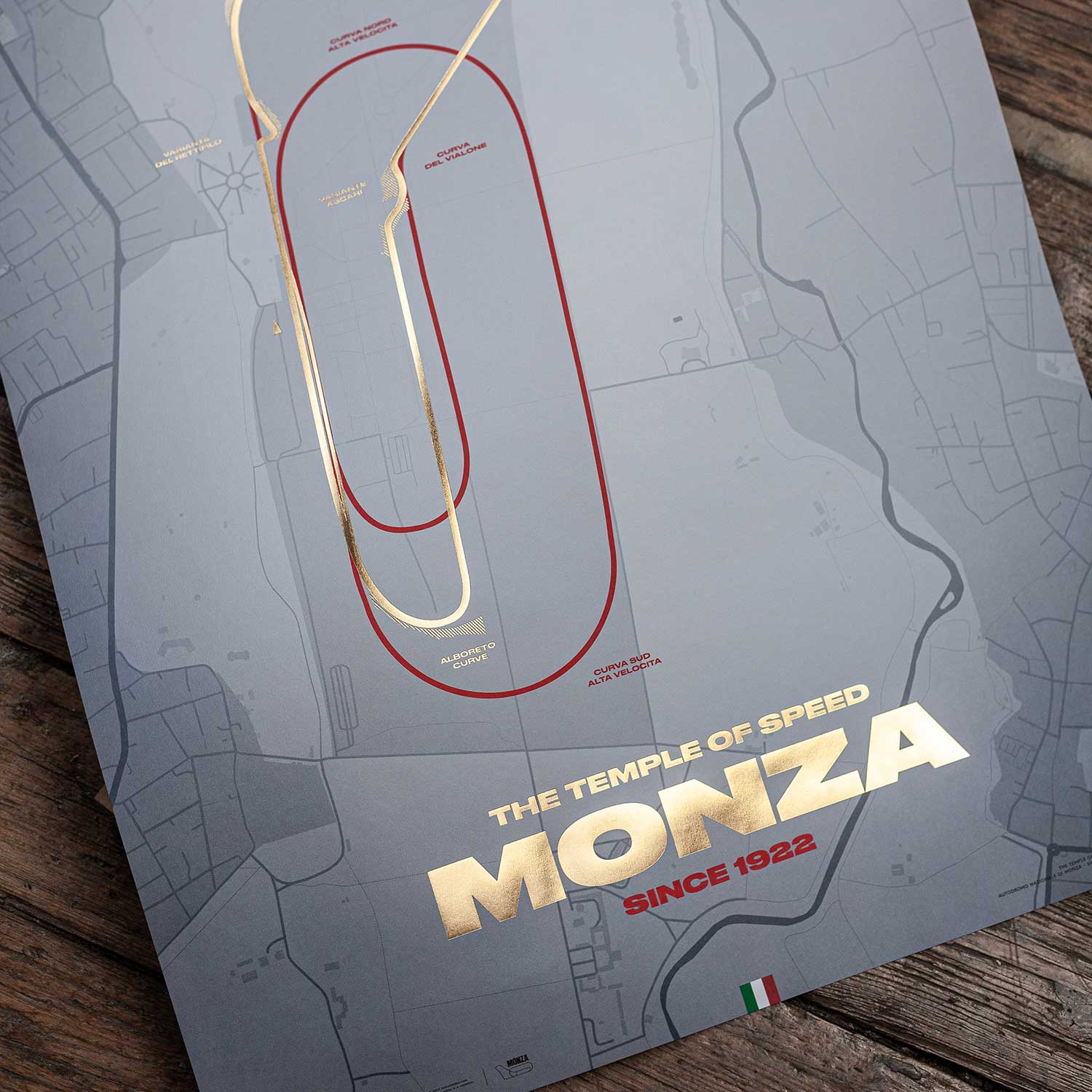 Poster Circuito Automobilist per Autodromo Nazionale Monza