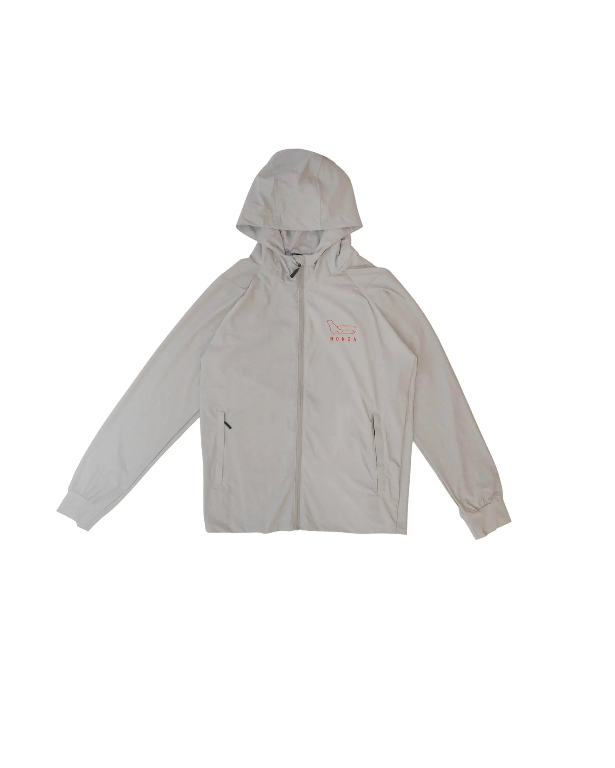 WATER REPELLENT JACKET “THE TEMPLE OF SPEED” - BEIGE