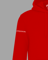 Monza100 red hooded sweatshirt