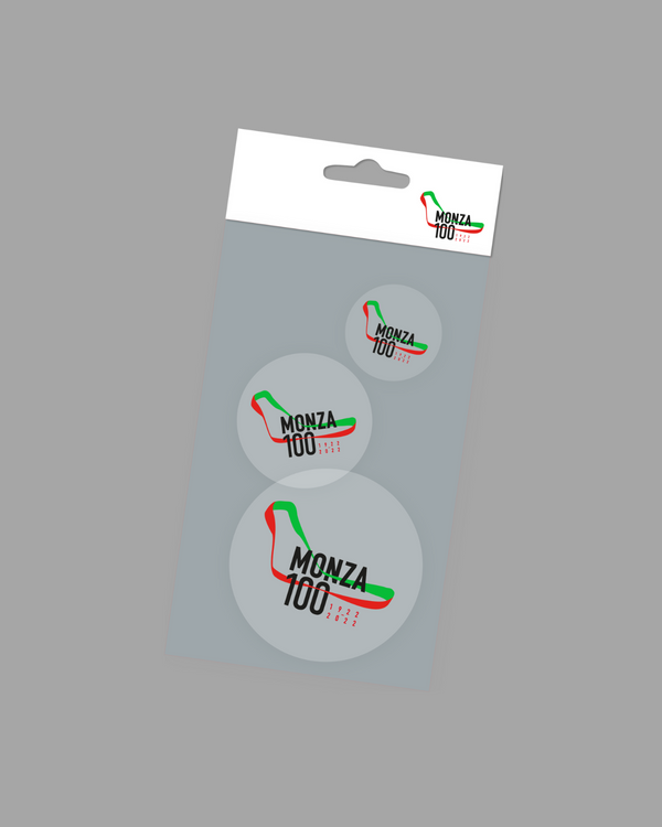 Monza100 stickers