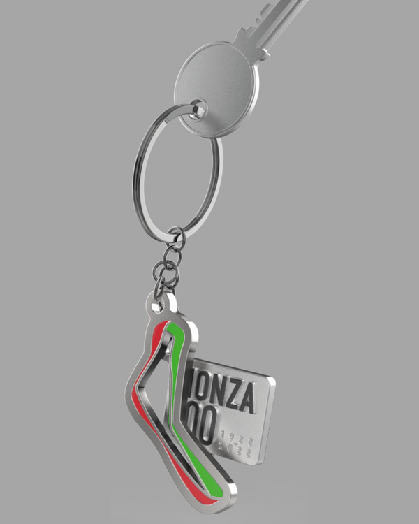 Monza100 metal key ring