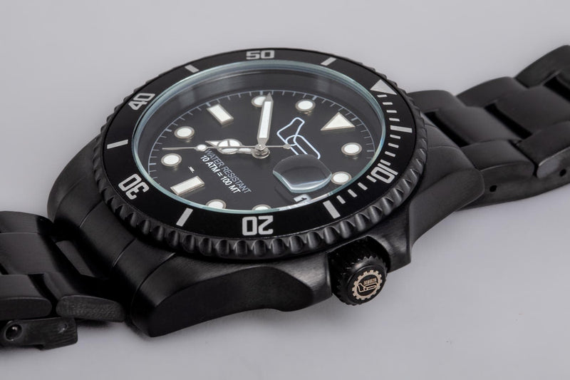 Orologio al quarzo nero